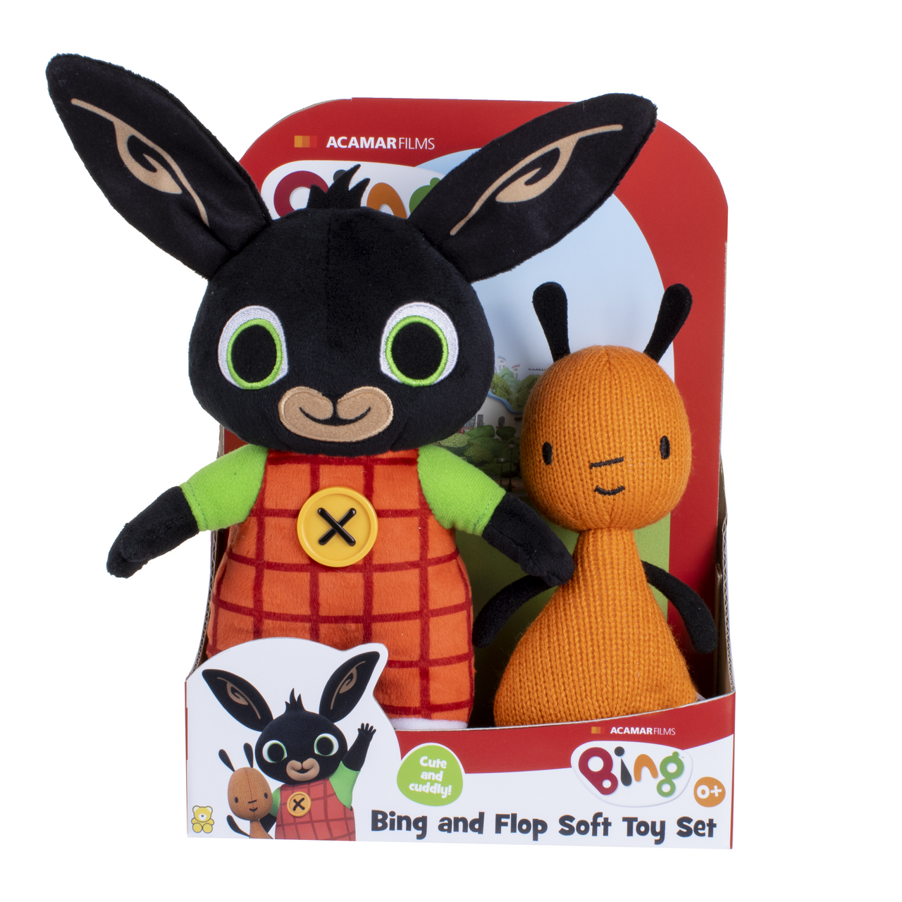 ORBICO Postavička plyšová Bing and Flop Soft Toy Set 0+ 1 ks