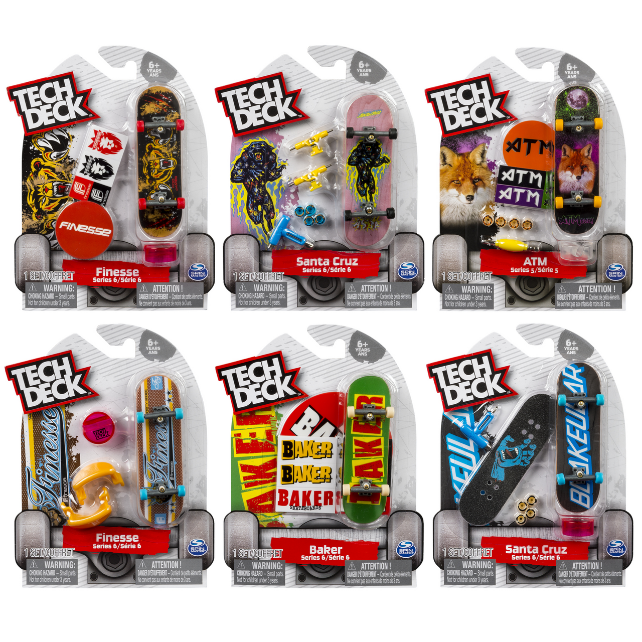 SPIN MASTER TechDeck Fingerboard Základní balení s přísl. různé motivy 1 ks