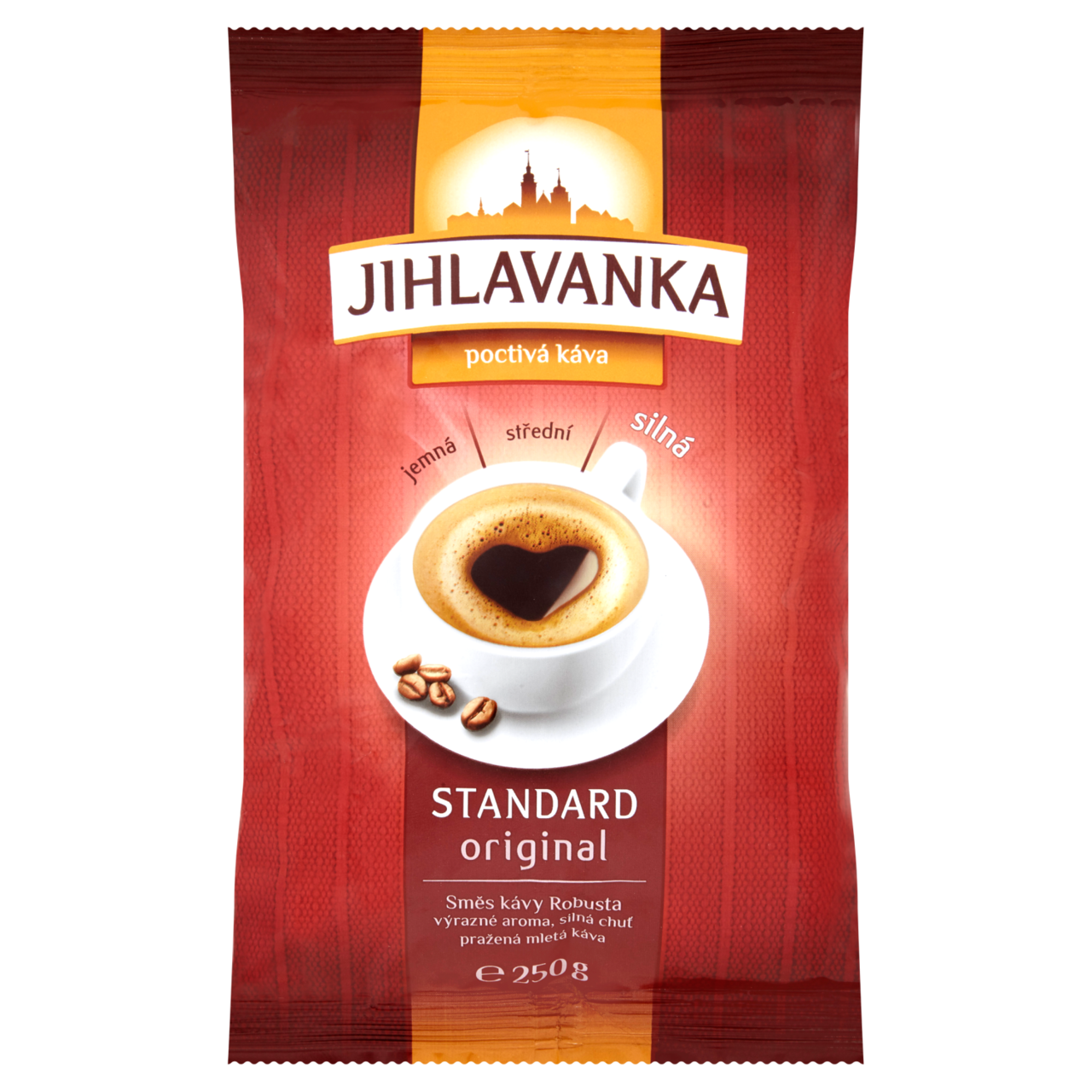 Jihlavanka Standard káva 6 x 250 g
