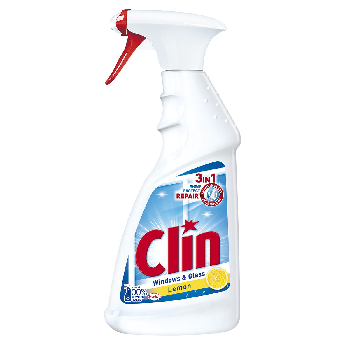 Clin 3v1 Windows&Glass Lemon/ Citrus Čistič na okna - sprej 500 ml