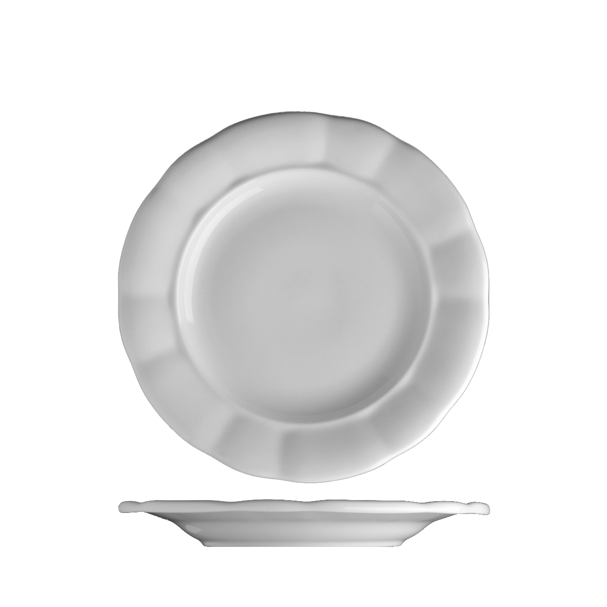 G.Benedikt Talíř dezertní BEN 19 cm porcelán bílý 6 ks