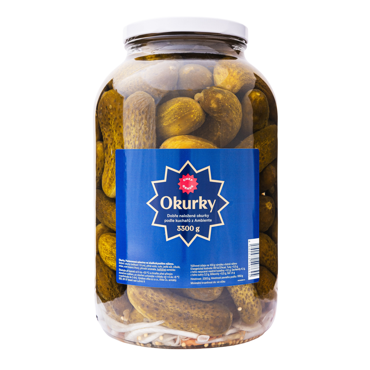 CHEF GRADE Okurky 3300 g