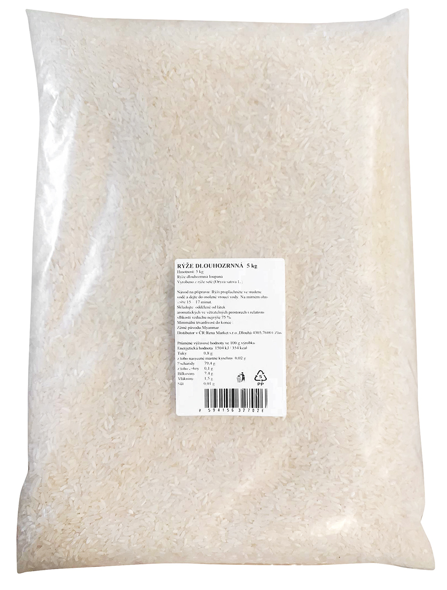 Rýže dlouhozrnná 5 kg