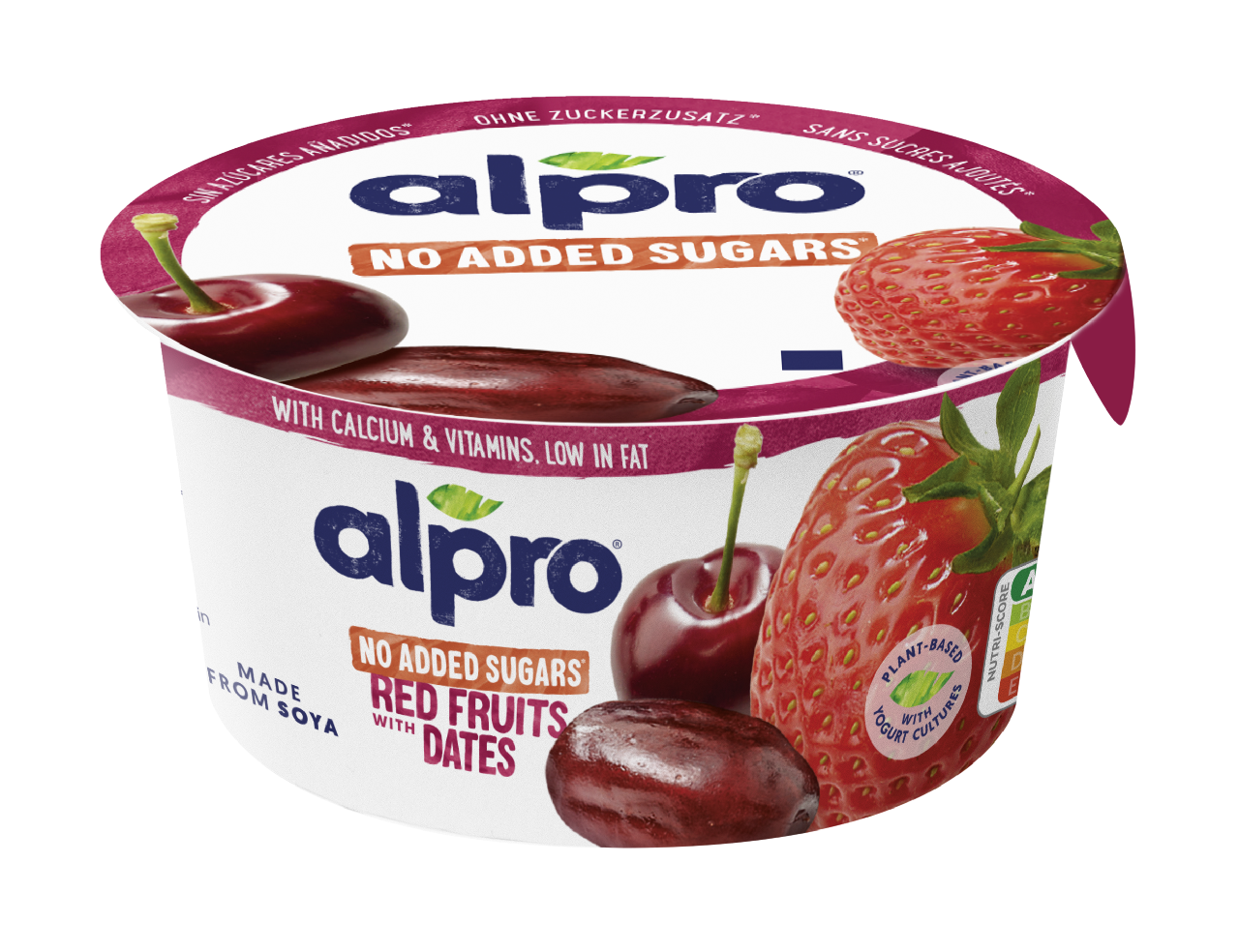 alpro Sójová alternativa jogurtu červené ovoce chlaz. 135 g
