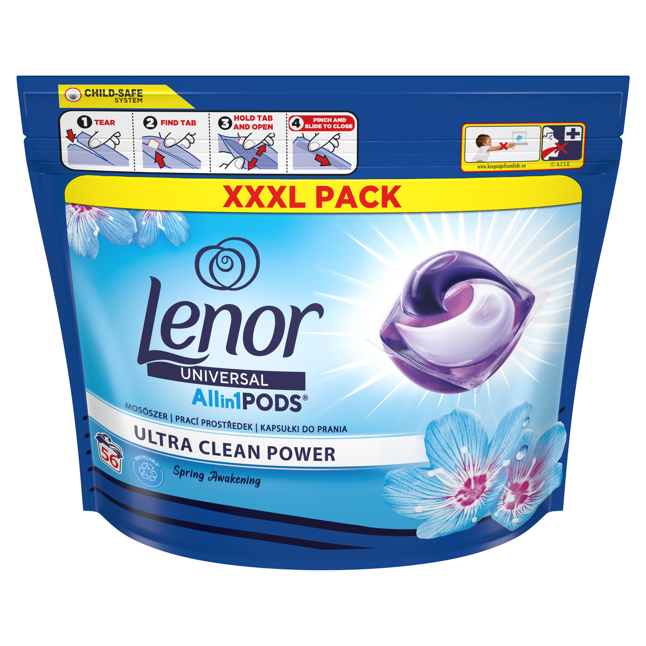 Lenor Spring Awakening Tablety na praní 56 ks