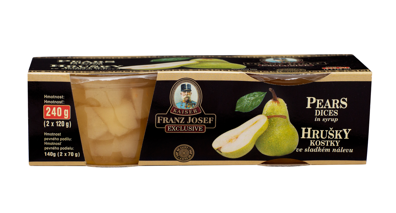FRANZ JOSEF KAISER Hrušky kostky 2 x 120 g