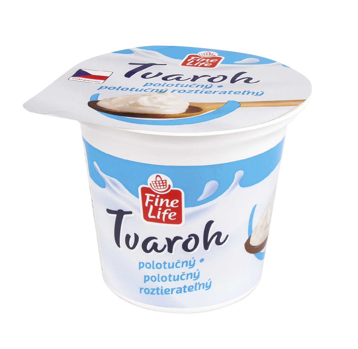 Fine Life Tvaroh polotučný chlaz. 12 x 250 g