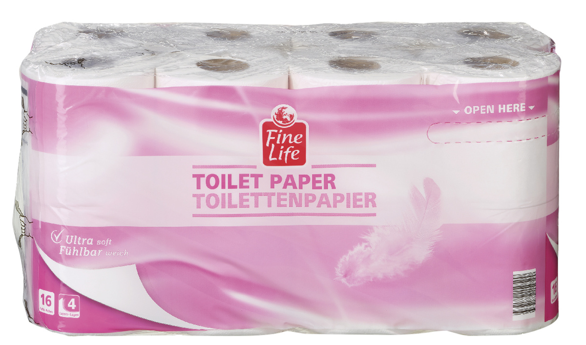 Fine Life Toaletní papír 4vrstvý 19,8 m 16 ks
