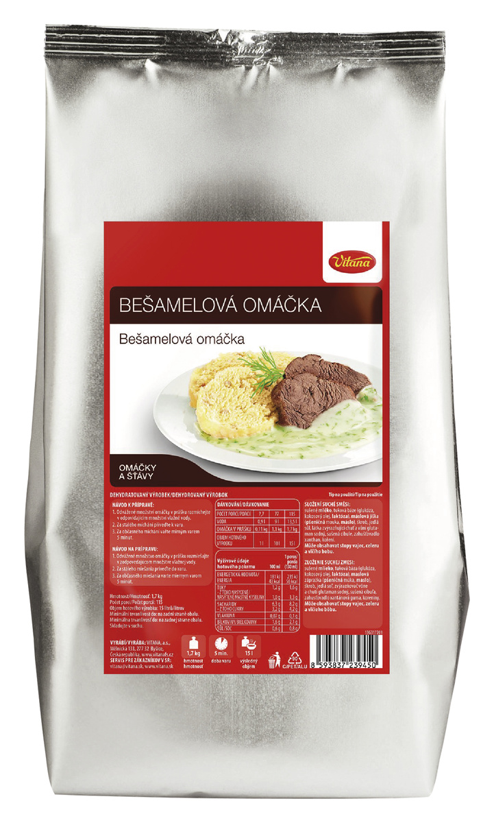 Vitana Omáčka bešamel 1,7 kg