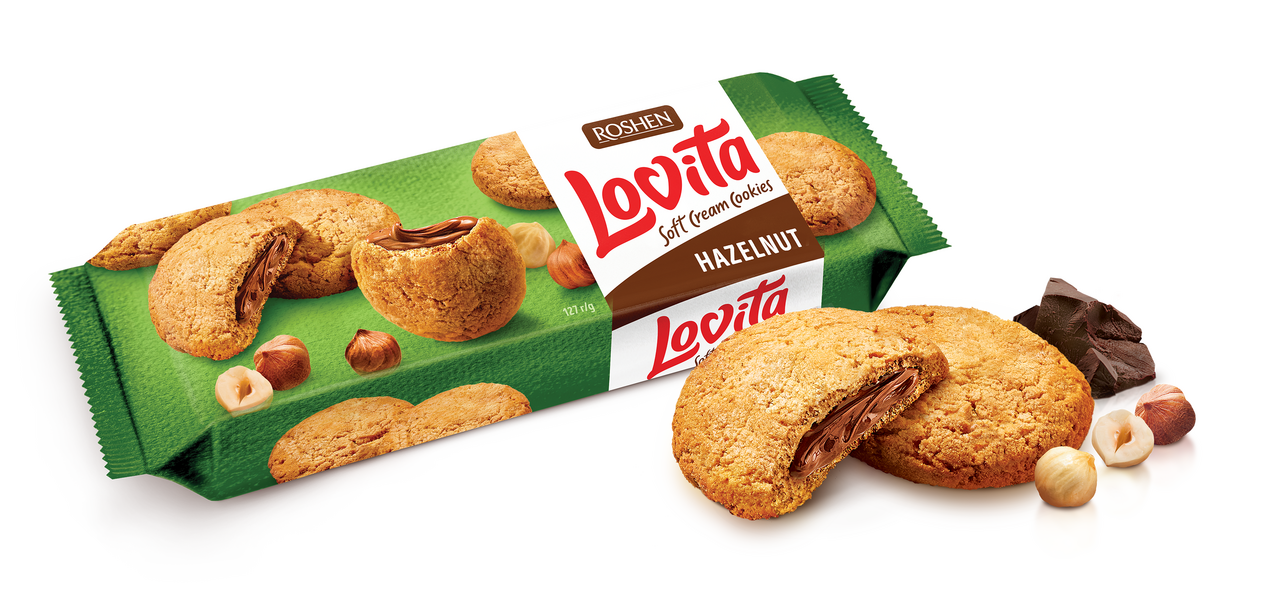 ROSHEN Lovita Oříšek sušenky 127 g