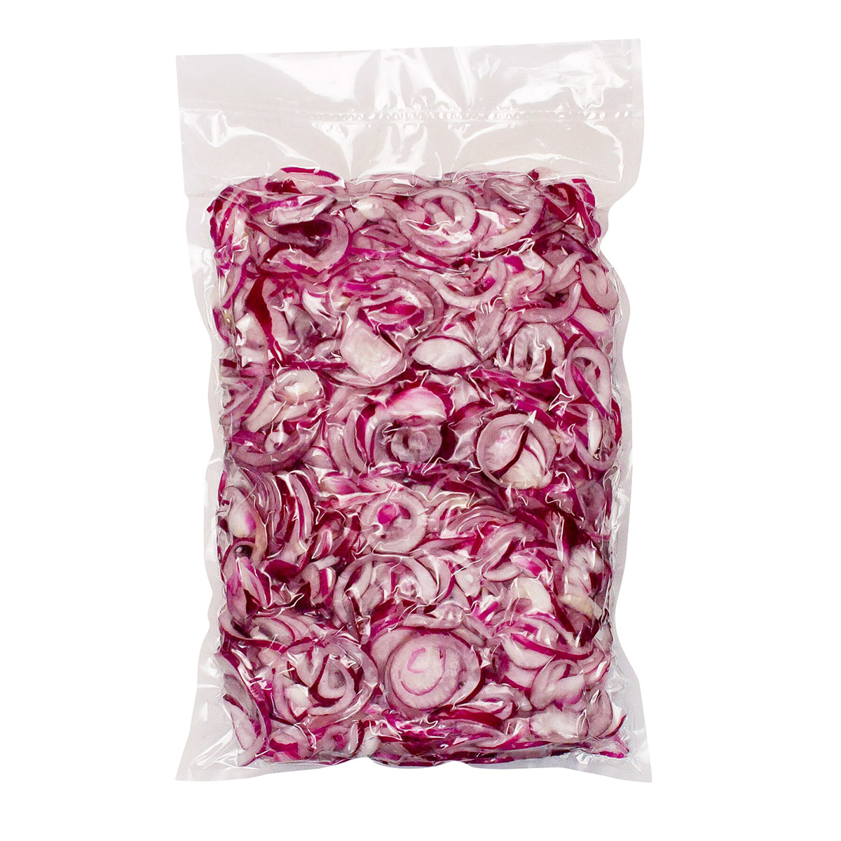 METRO Chef Cibule červená loupaná plátky chlaz. 5 kg