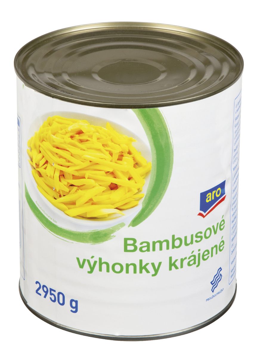 aro Výhonky Bambusu nudličky 2950 g