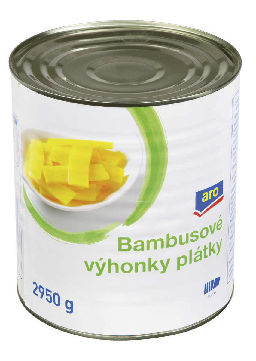 aro Výhonky Bambusu plátky 2950 g