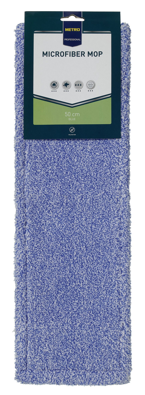 METRO PROFESSIONAL Náhrada na mop mikrovlákno 50 cm modrá 1 ks