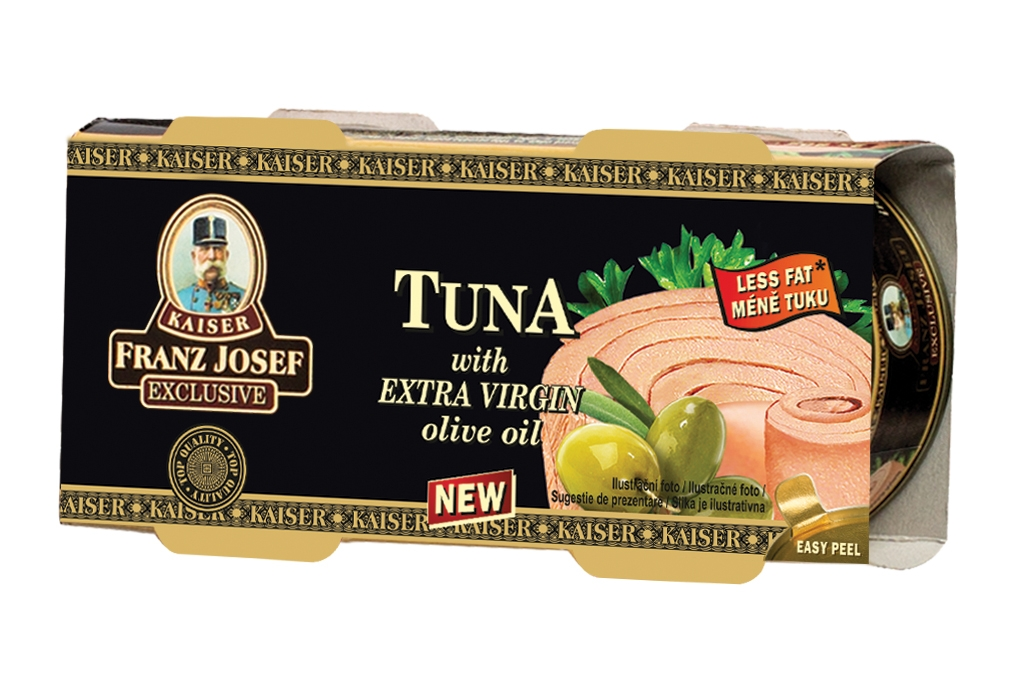 FRANZ JOSEF KAISER Tuňák steak v olivovém oleji 2 x 60 g