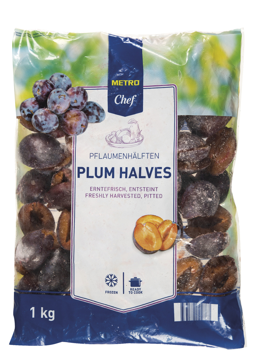 METRO Chef Švestky půlené mraž. 1 kg