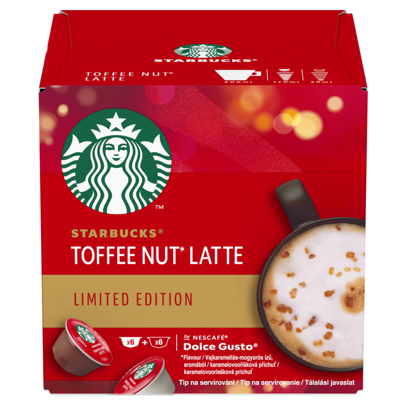 STARBUCKS Dolce Gusto Toffee Nut Latte kapsle 12 ks