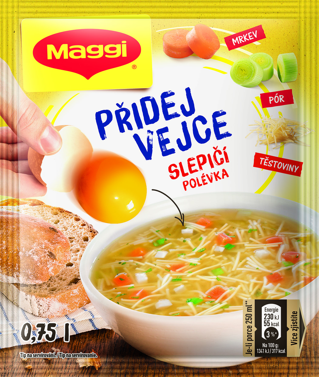 Maggi Přidej vejce Polévka slepičí 32 g