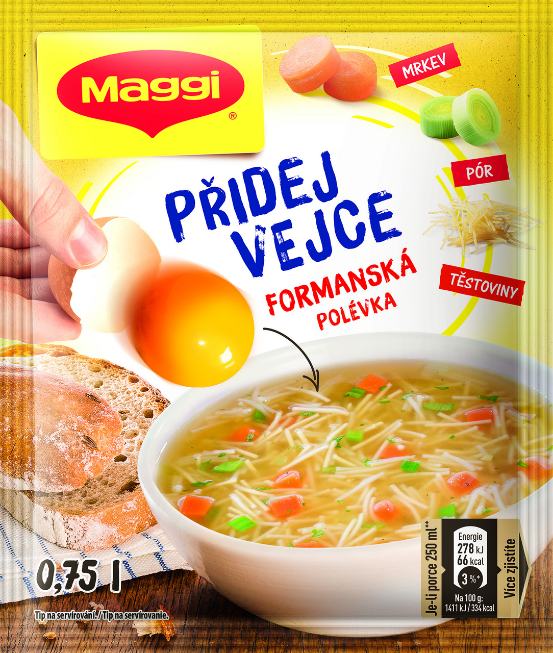 Maggi Přidej vejce Polévka formanská 40,5 g
