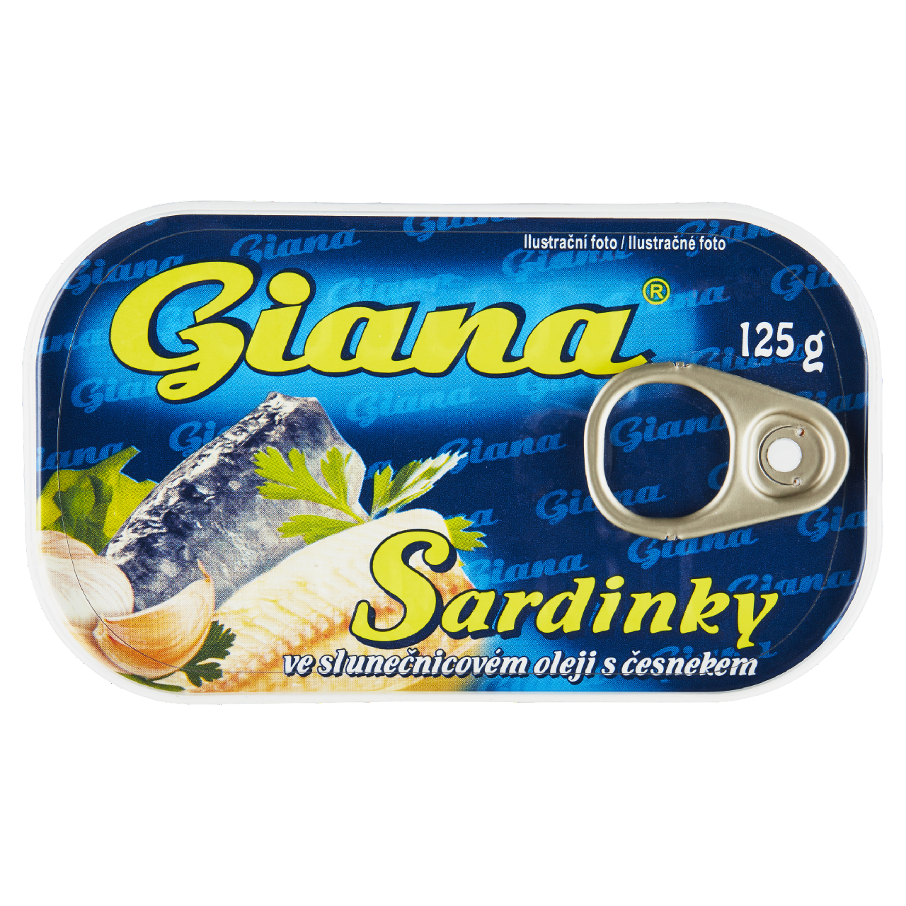 Giana Sardinky v oleji s česnekem 5 x 124 g