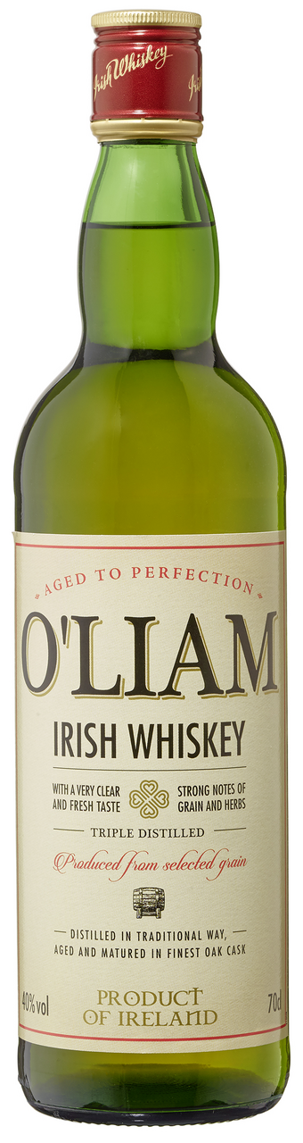O'LIAM Irish Whisky 40 % 700 ml