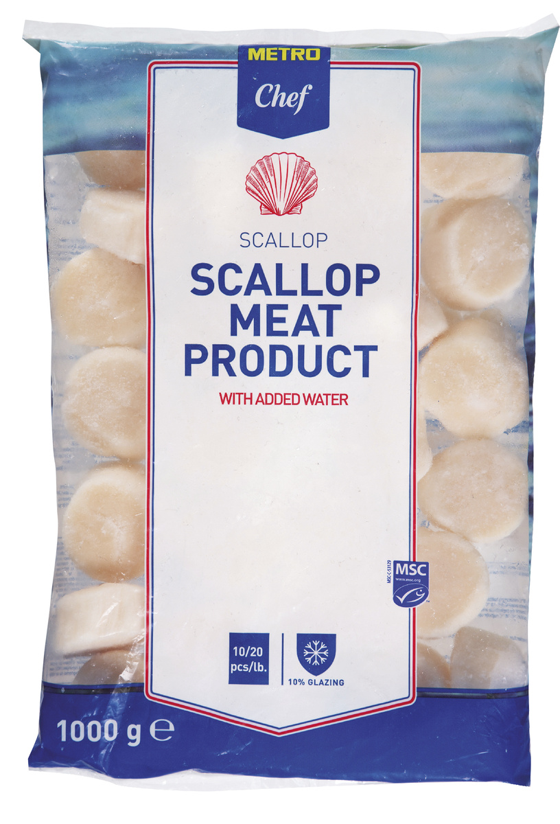 METRO Chef Hřebenatka 10/20 mraž. 900 g