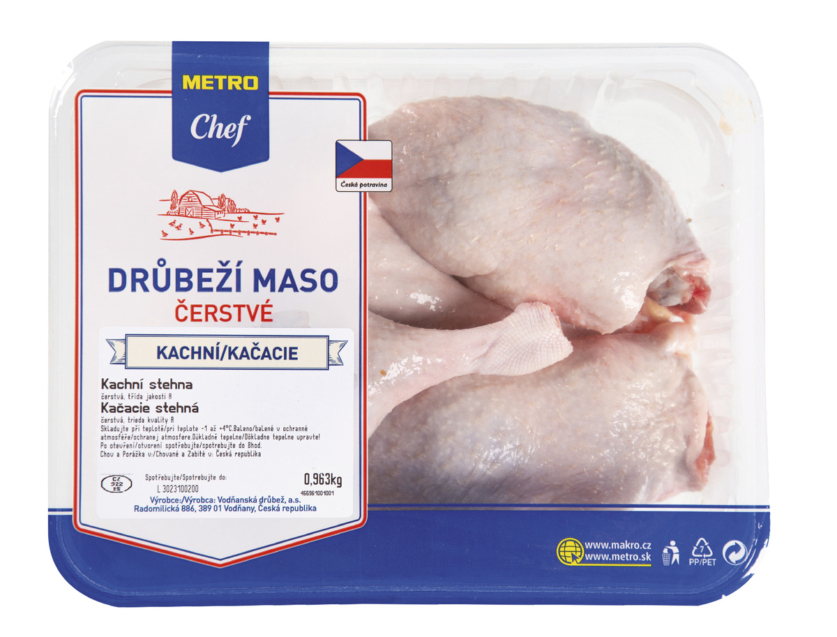 METRO Chef Kachní stehna chlaz. cca 1,1 kg