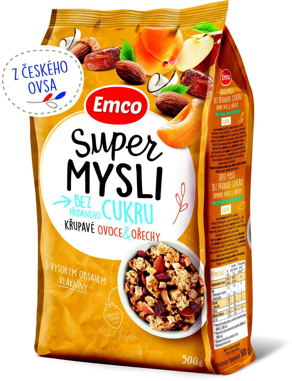 Emco Super Mysli ovoce/ ořechy 500 g