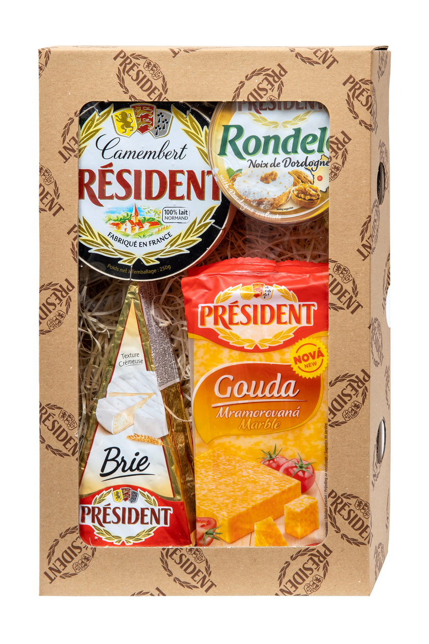 PRÉSIDENT Mix sýrů XI. chlaz. 800 g