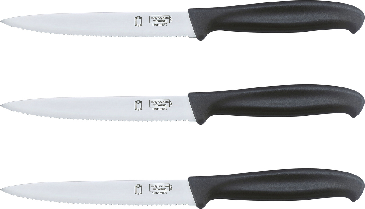 METRO PROFESSIONAL Ulity Nůž s vroubky 13 cm 3 ks