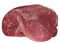 Hovězí zadní - ořech kuch. úprava volně ložené chlaz. váž. cca 8 kg vlastní výroba