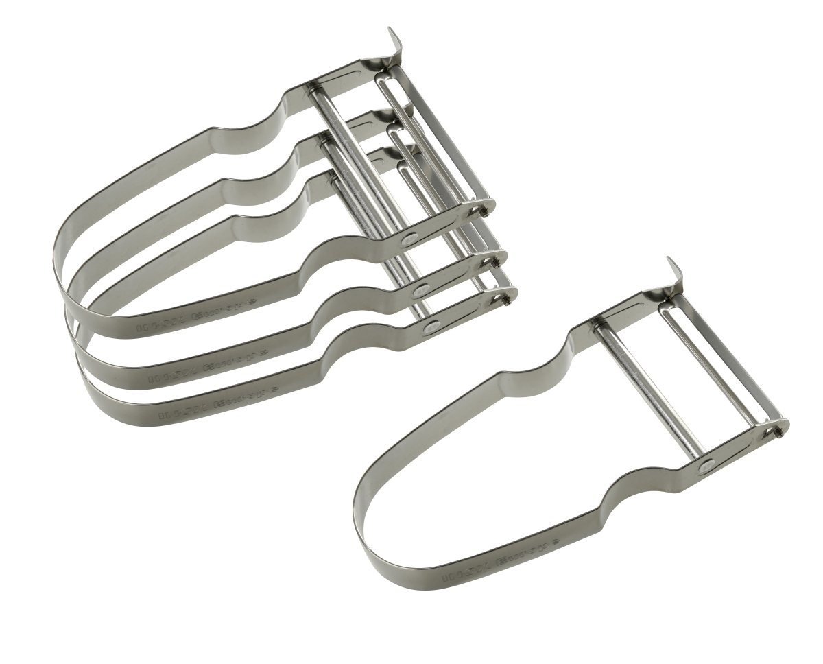 METRO PROFESSIONAL Škrabka příčná FX nerez 4 ks