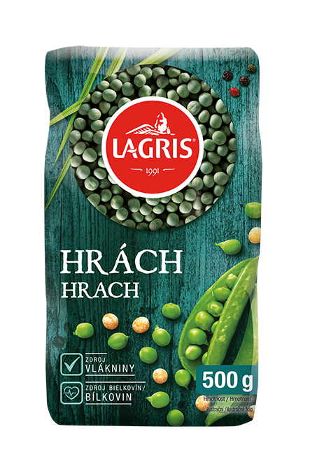 LAGRIS Hrách zelený celý 500 g