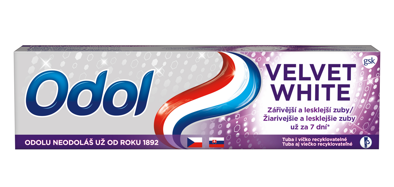 Odol Velvet White zubní pasta 75 ml