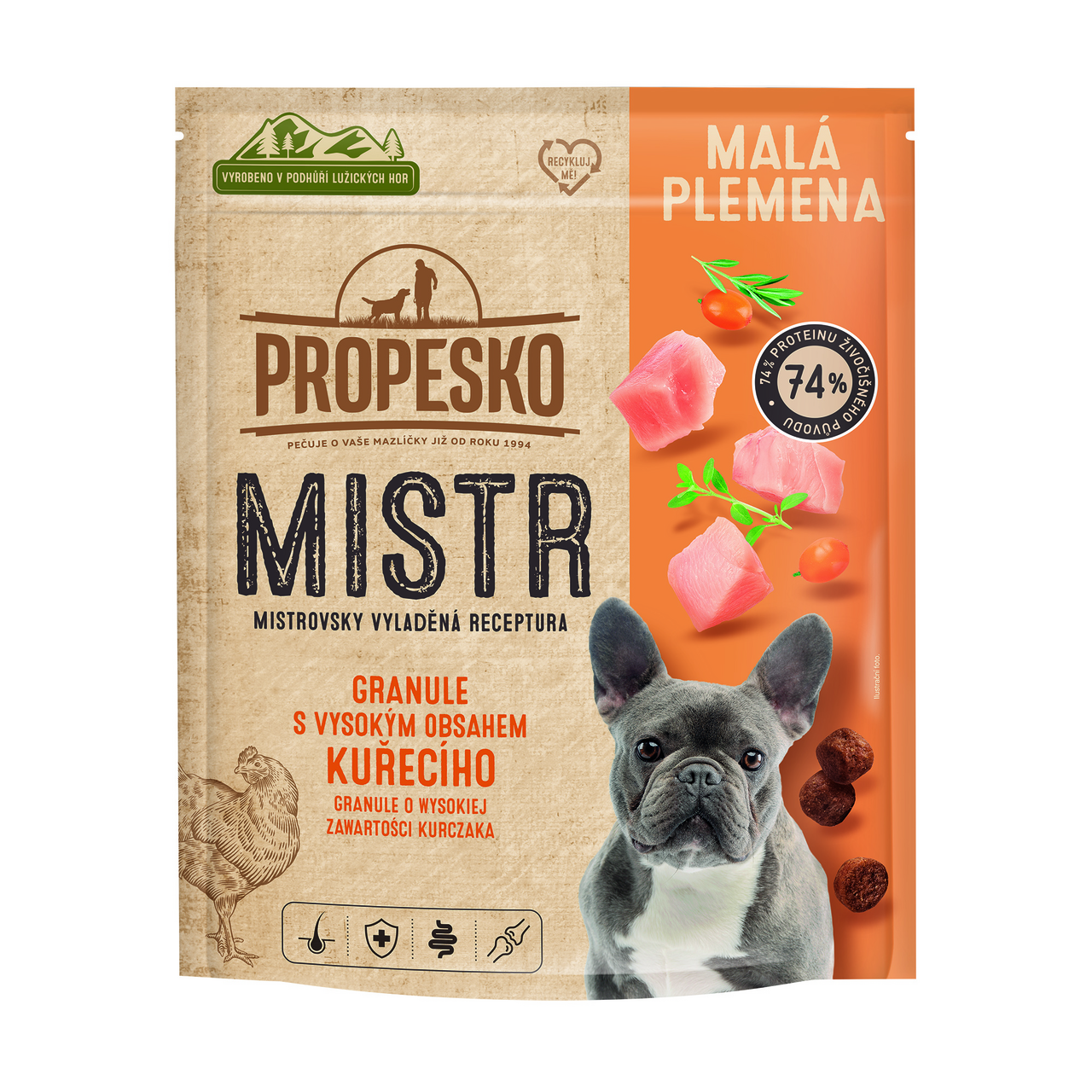 PROPESKO Mistr Small granule pro psy 1,5 kg
