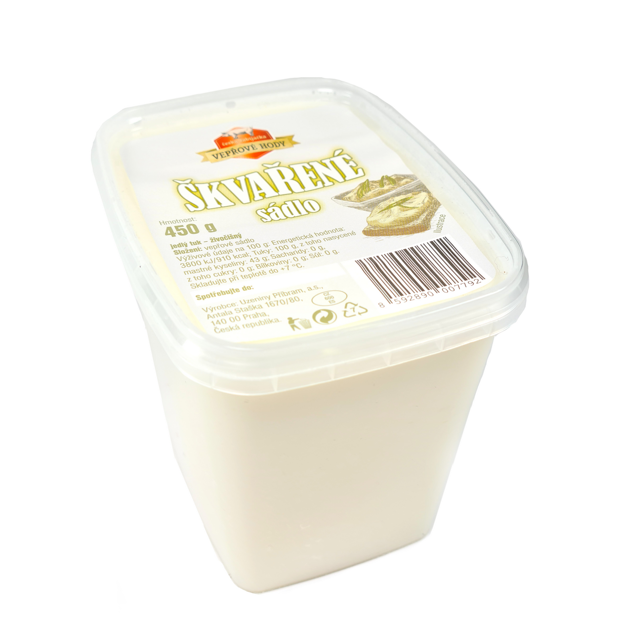 VEPŘOVÉ HODY Sádlo škvařené chlaz. 450 g