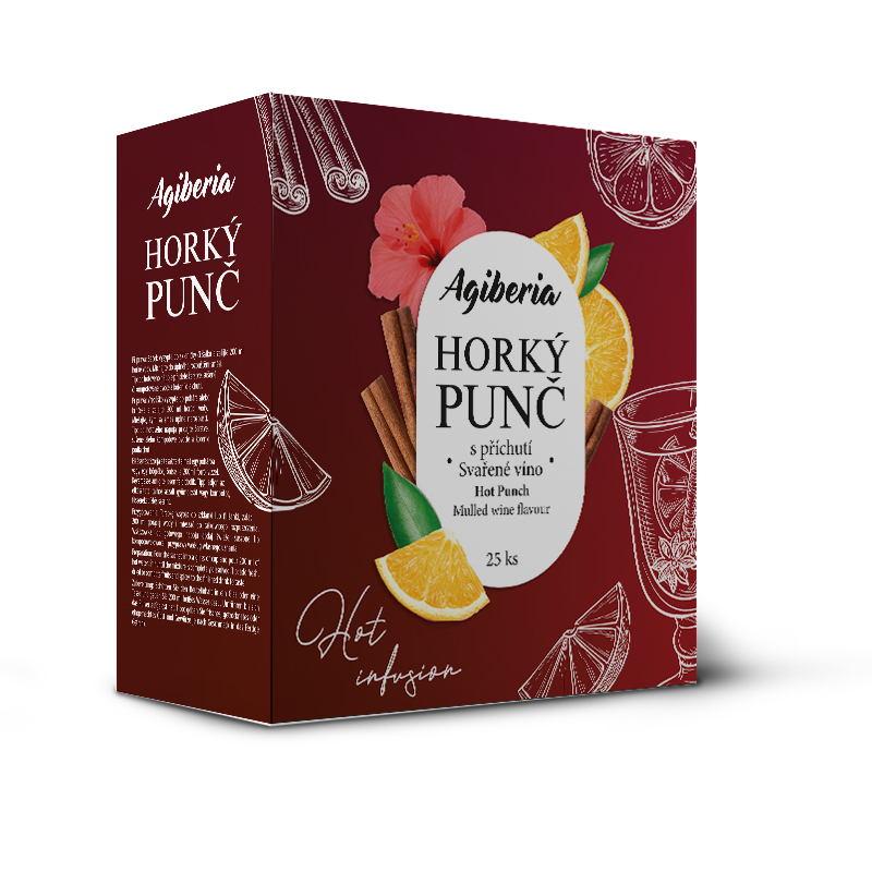 AGIBERIA horký punč Svařené víno 25 x 20 g