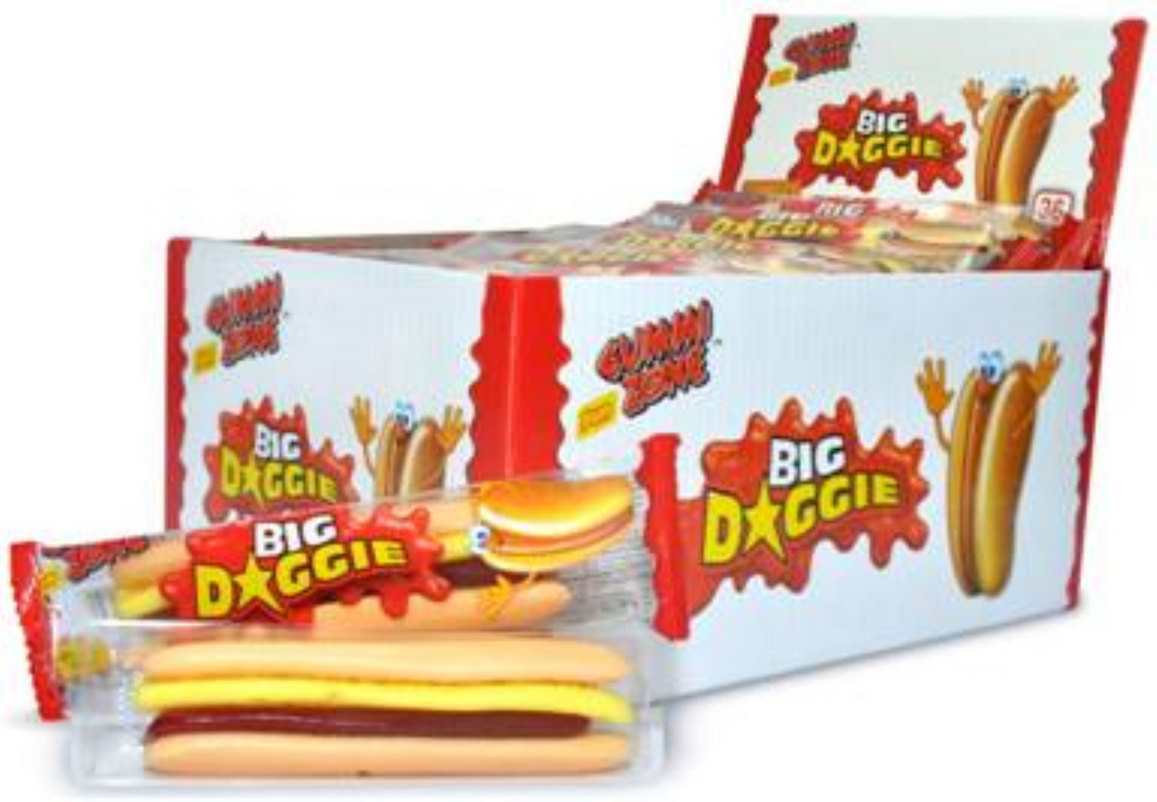 BIG DOGGIE Želé bonbóny 36 x 28 g