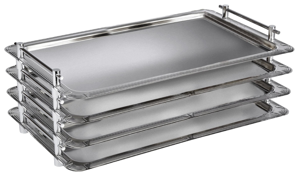 APS Podnos s uchy GN1/1 stohovatelný nerez 1 ks