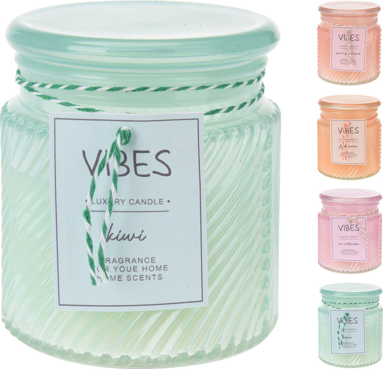 Svíčka ve skle 9,7 x 11 cm 4ASS 1 ks