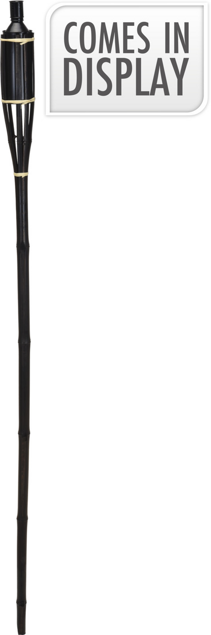 Pochodeň 150cm bambus černá 1 ks