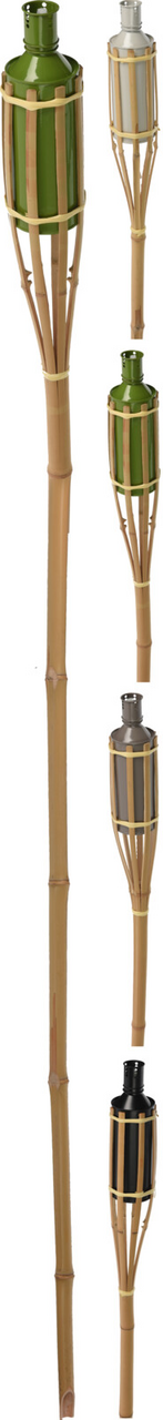 Pochodeň 150cm bambus 4ASS 1 ks