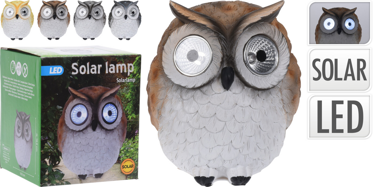 Sova solární 140 x 145 x 155 mm 1 ks