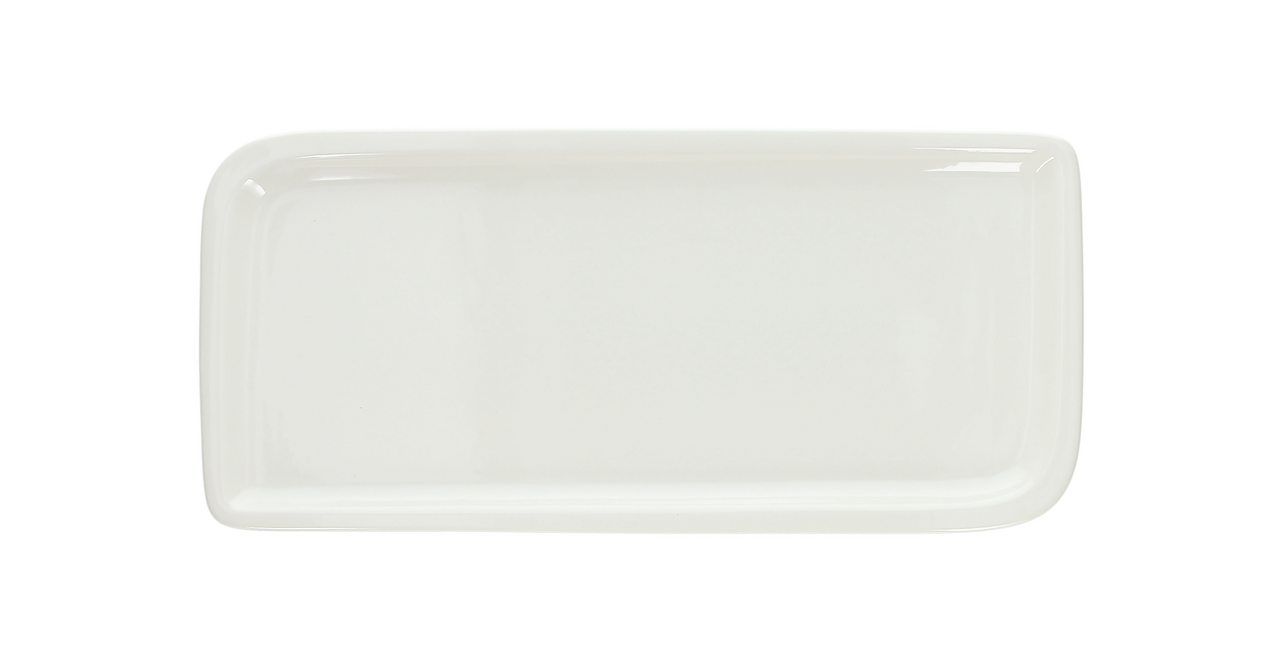 Tognana Podnos ATTITUD 36 x 16,5 cm porcelán bílý 6 ks