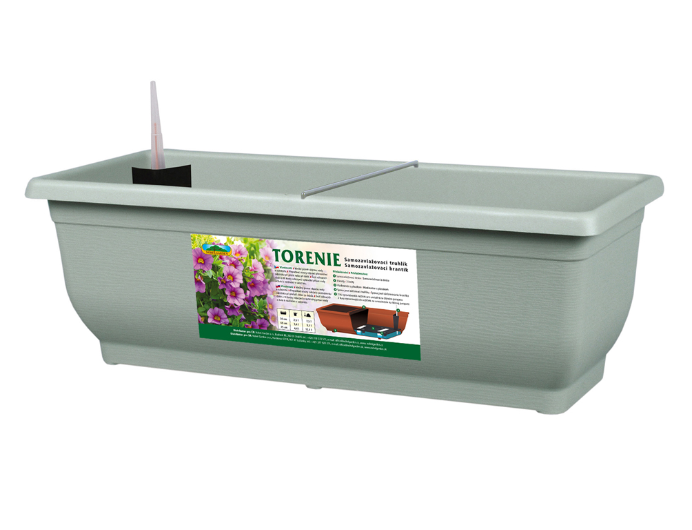 NOHEL-GARDEN Truhlík samozavlažovací Torenie Modern 60 cm zelený 1 ks