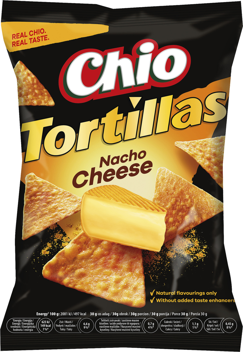 Chio Tortillas Nacho Cheese 110 g