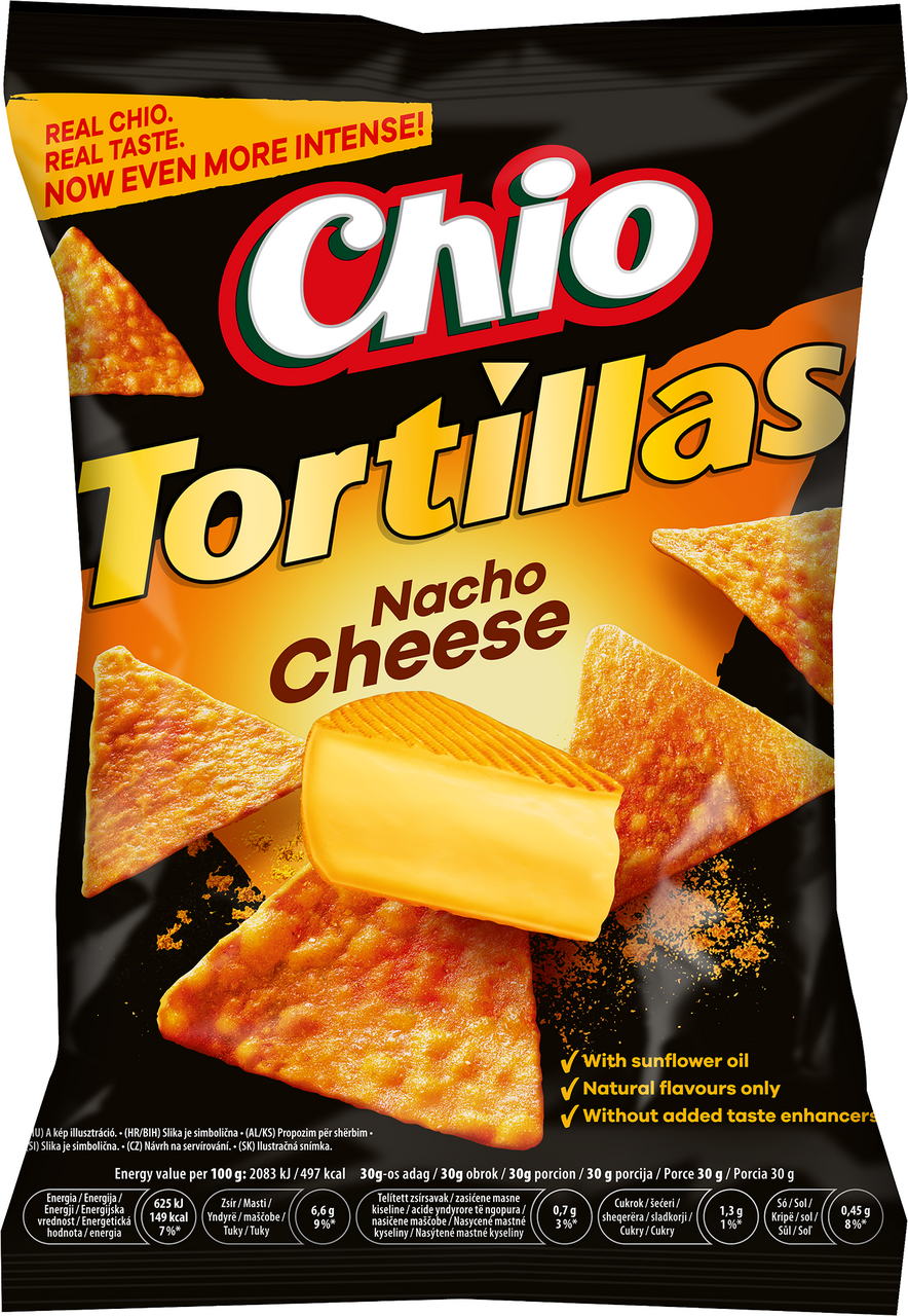 Chio Tortillas Nacho Cheese 110 g