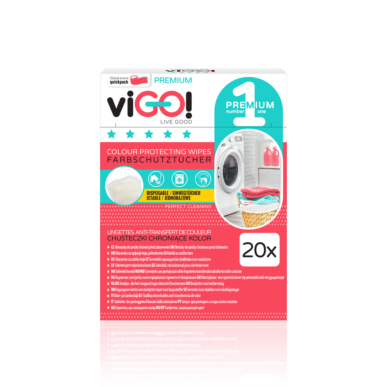 Ubrousky proti barvení prádla 1 ks