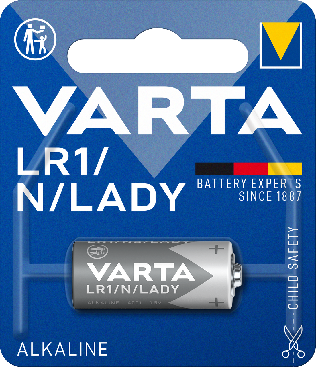 VARTA Baterie LR1 elektronická, knoflíková, alkalická 1 ks
