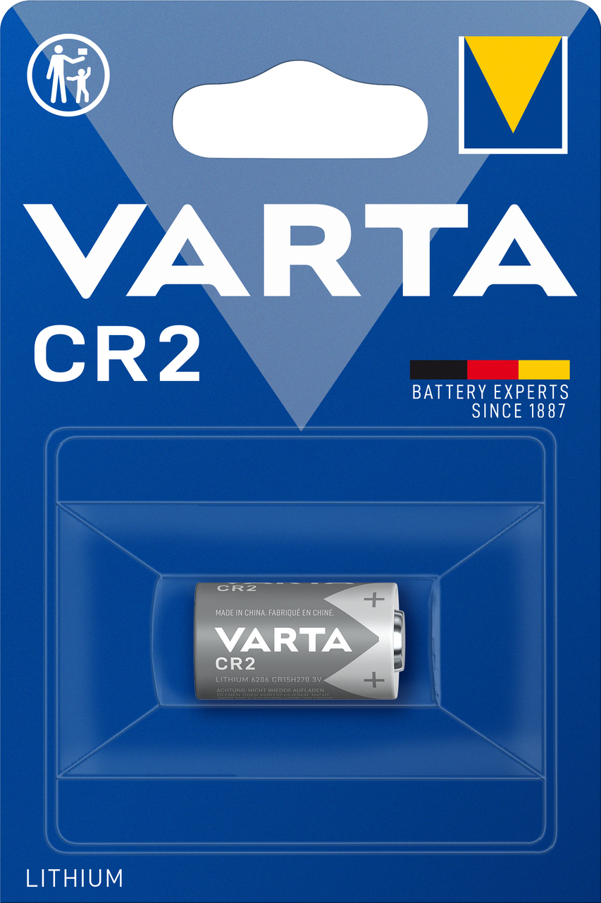 VARTA Baterie CR2 elektronická, knoflíková, lithiová 1 ks